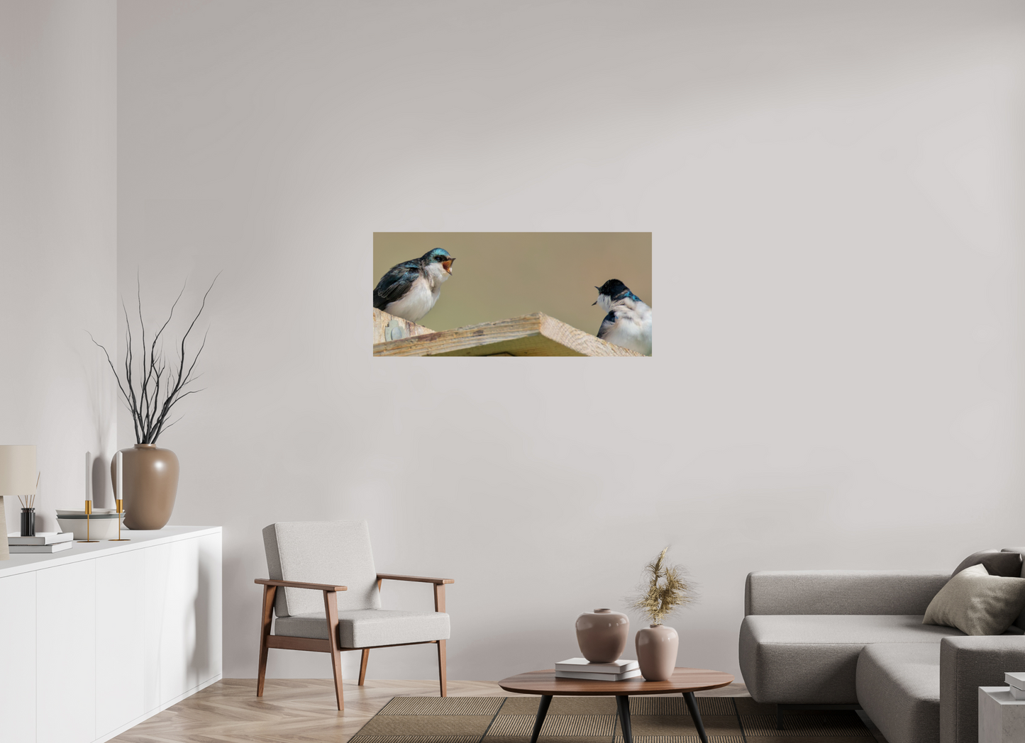 Screaming house sparrows